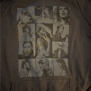 Taylor Swift Eras Tour Gray Graphic Hoodie